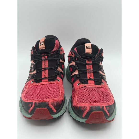 Salomon X-Mission 3 Womens Trail Running Shoes Size 8 Red/Black - Picture 2 of 12